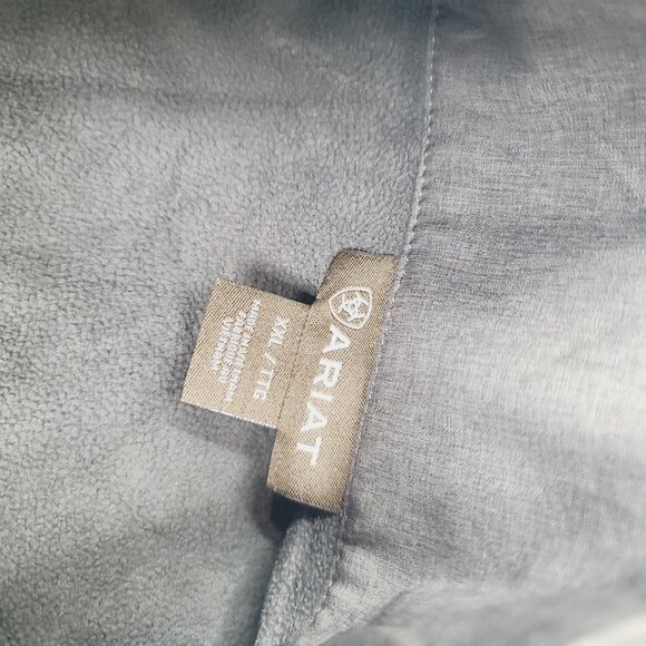 Ariat Men's Brown Vernon 2 Heather Mock Neck Classic Basic Jacket Size XXL - Picture 11 of 16